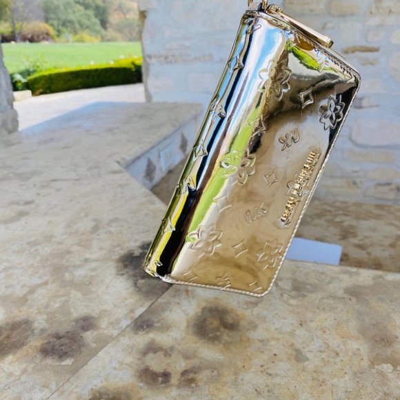 NWT Michael Kors Metallic Mirrored Satchel&wallet - Picture 12 of 14